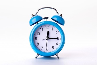image of a blue alarm clock hosted on the LKDLAW-PC Website