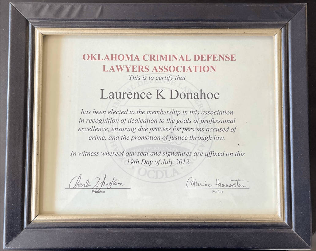 Oklahoma Criminal Defense document from LKDLAW PC